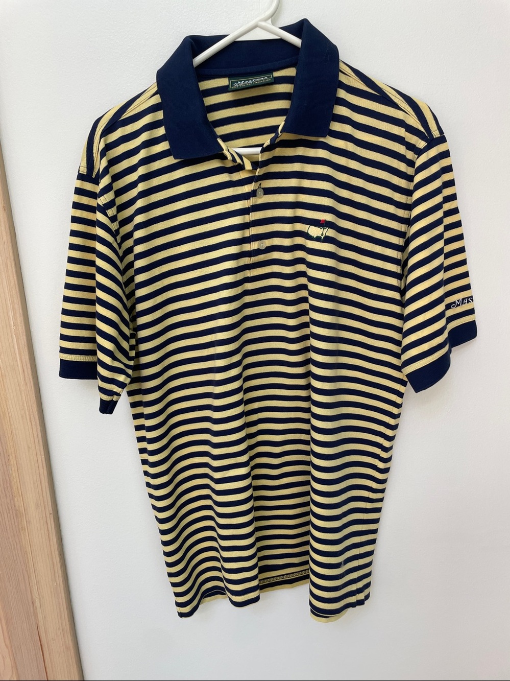 Masters Collection shirt medium Augusta S/S Golf Polo